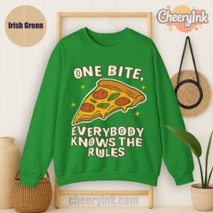 Sweatshirt One Bite Pizza Irish