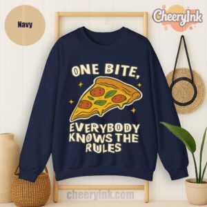 Sweatshirt One Bite Pizza