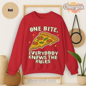 Sweatshirt One Bite Pizza