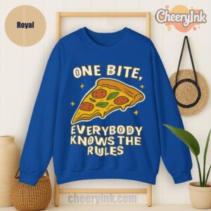 Sweatshirt One Bite Pizza