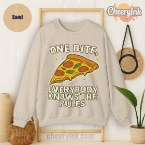 Sweatshirt One Bite Pizza