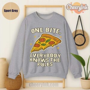 Sweatshirt One Bite Pizza Sport