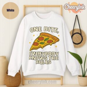 Sweatshirt One Bite Pizza
