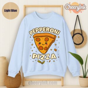 Sweatshirt Pepperoni Pizza Light