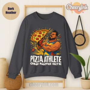 Sweatshirt Pizza Athlete Dark