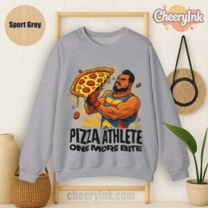 Sweatshirt Pizza Athlete Sport