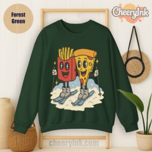 Sweatshirt Pizza French Fry Forest