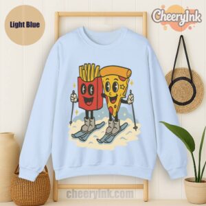 Sweatshirt Pizza French Fry Light