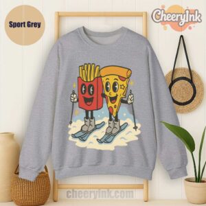 Sweatshirt Pizza French Fry Sport