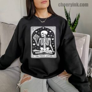 Sweatshirt Skeleton Pizza Lover 10