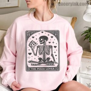 Sweatshirt Skeleton Pizza Lover 11