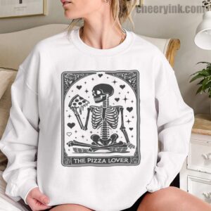 Sweatshirt Skeleton Pizza Lover 12