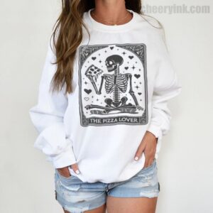 Sweatshirt Skeleton Pizza Lover 3