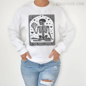 Sweatshirt Skeleton Pizza Lover 4