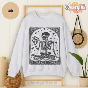 Sweatshirt Skeleton Pizza Lover