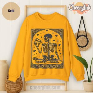 Sweatshirt Skeleton Pizza Lover