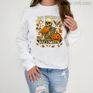 Sweatshirt Skeleton Pizza Lover Halloween 1