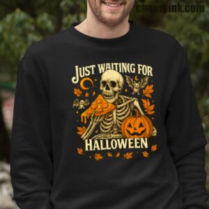 Sweatshirt Skeleton Pizza Lover Halloween 16 Sweatshirt