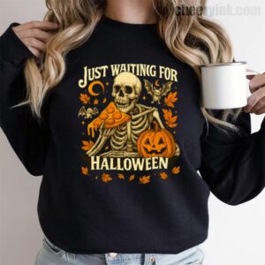 Sweatshirt Skeleton Pizza Lover Halloween 9