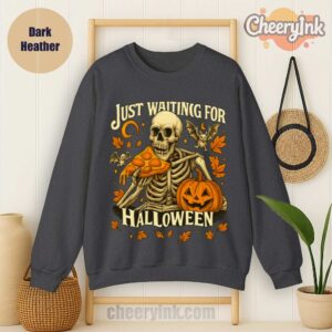 Sweatshirt Skeleton Pizza Lover Halloween Dark