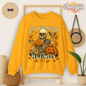 Sweatshirt Skeleton Pizza Lover Halloween