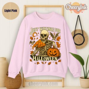 Sweatshirt Skeleton Pizza Lover Halloween Light