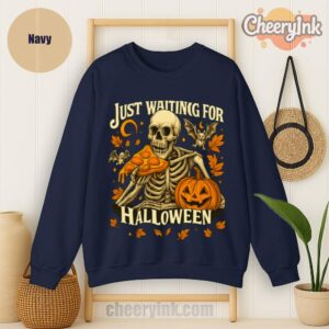 Sweatshirt Skeleton Pizza Lover Halloween