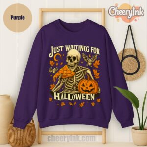 Sweatshirt Skeleton Pizza Lover Halloween
