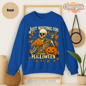 Sweatshirt Skeleton Pizza Lover Halloween