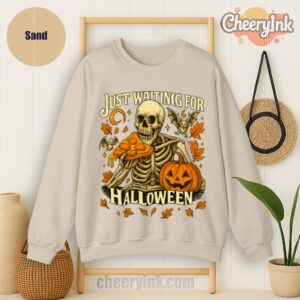 Sweatshirt Skeleton Pizza Lover Halloween