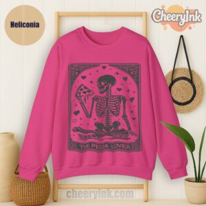 Sweatshirt Skeleton Pizza Lover