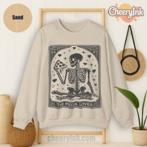 Sweatshirt Skeleton Pizza Lover