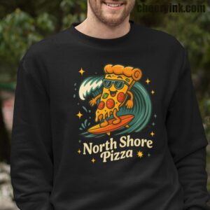 Sweatshirt Surfing Pizza 16