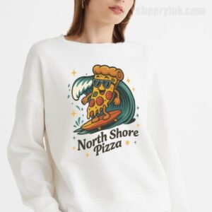 Sweatshirt Surfing Pizza 18