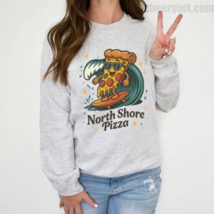 Sweatshirt Surfing Pizza 2 Sweatshirt