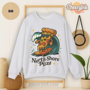 Sweatshirt Surfing Pizza