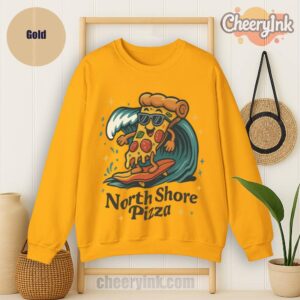 Sweatshirt Surfing Pizza