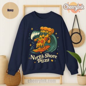 Sweatshirt Surfing Pizza
