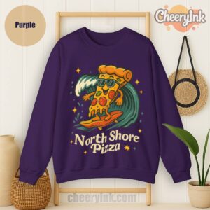 Sweatshirt Surfing Pizza