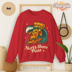 Sweatshirt Surfing Pizza