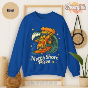 Sweatshirt Surfing Pizza