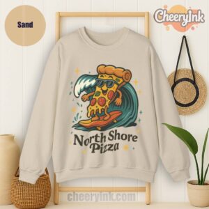 Sweatshirt Surfing Pizza