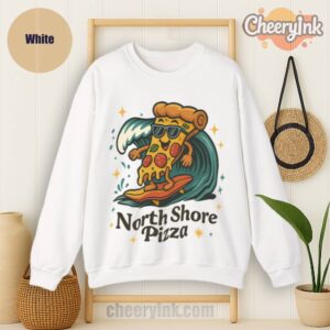 Sweatshirt Surfing Pizza