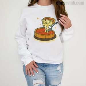 Sweatshirt Thick Deep Dish Pizza 1