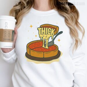 Sweatshirt Thick Deep Dish Pizza 17