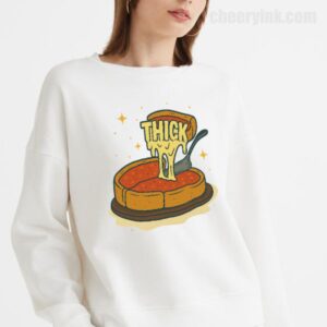 Sweatshirt Thick Deep Dish Pizza 18