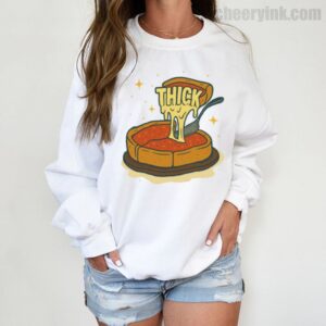 Sweatshirt Thick Deep Dish Pizza 3 Sweatshirt
