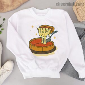 Sweatshirt Thick Deep Dish Pizza 6