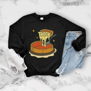 Sweatshirt Thick Deep Dish Pizza 7