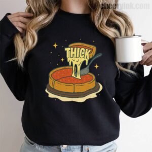 Sweatshirt Thick Deep Dish Pizza 9